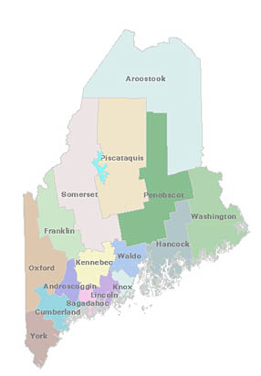 State Regions of Maine