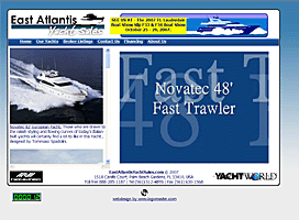 Yatch broker boating Industry website design in Maine